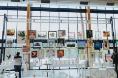 artwork displayed on wall