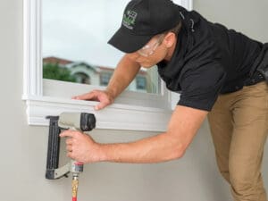 main replacing a window leaking air